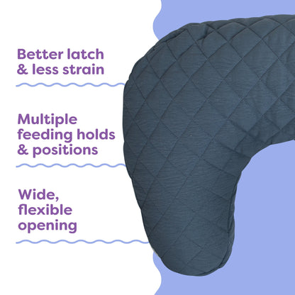 Quilted Slate Blue