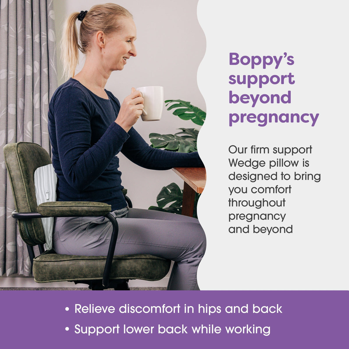 Pregnancy Support WedgePregnancy PillowBoppy