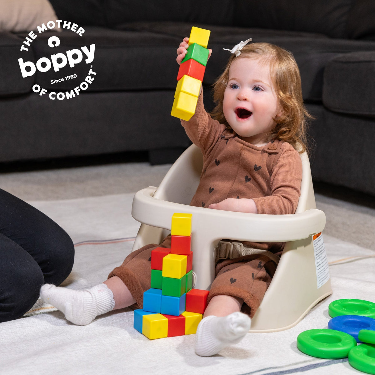 Proper Posture Floor and Booster SeatBooster Feeding SeatBoppy